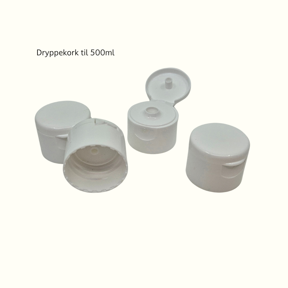 Kork til 500ml - dryppekork