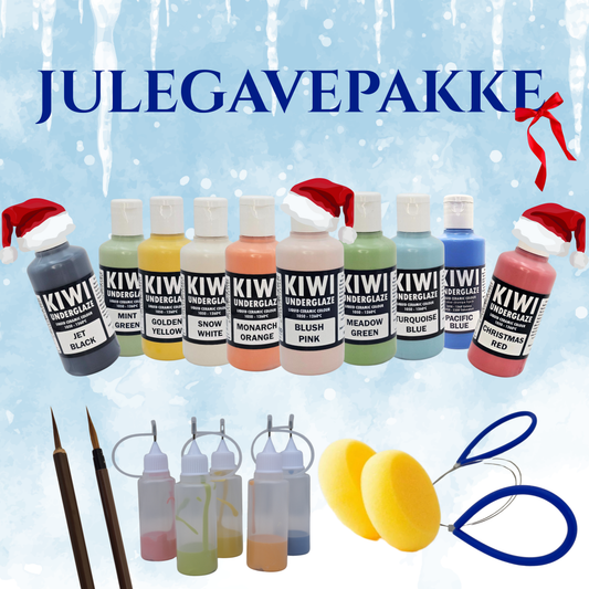 Julegave samlepakke - 10 farger + tilbehør