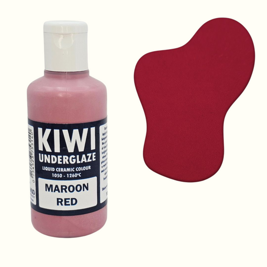 Maroon Red Underglasur
