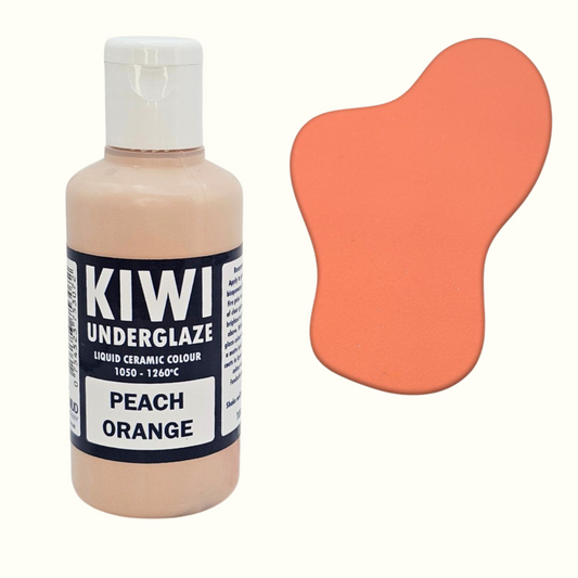Peach Orange Underglasur