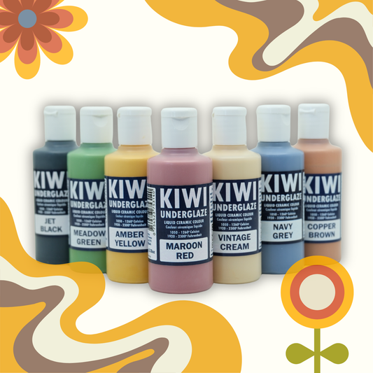 Retro 70s samlepakke - 7 farger