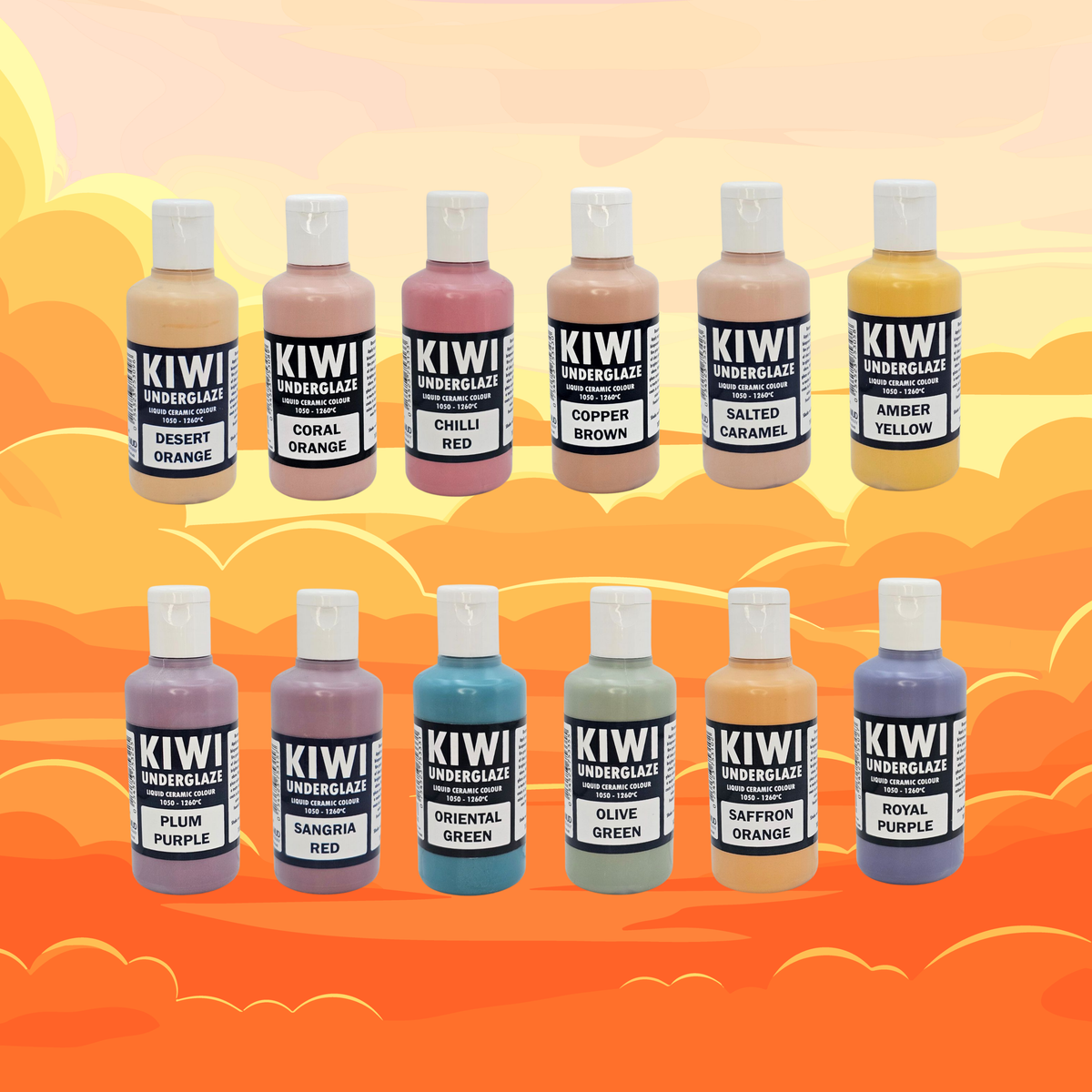 Varme toner - 12 farger
